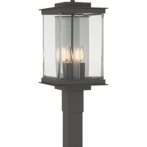 Kingston 4 Light 20.1 inch Coastal Natural Iron and Trans Vintage Platinum Outdoor Post Light in Coastal Natural Iron/Translucent Vintage Platinum